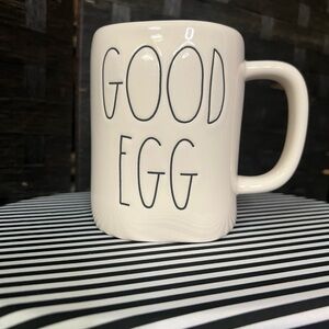 Rae Dunn Good Egg /Bad Egg White Mug
